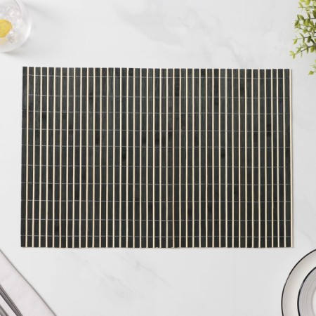 Napkin kitchen "Black straw", 45 × 30 cm, black color-1