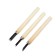 A set of woodcar tundra, wooden handle, 3 pcs.