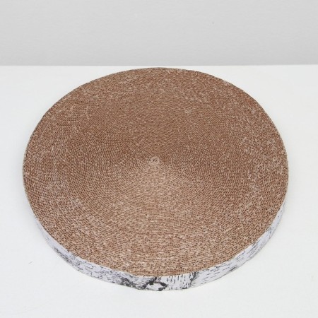 Corpushes "Pigzon" High Round "Birch Birch", with impregnation, 40.5 x 4 cm-2