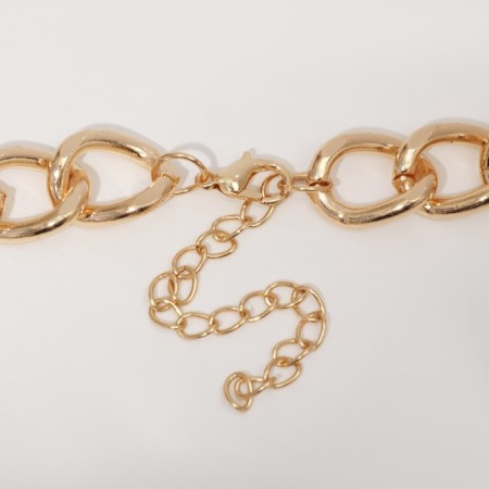 Piece "chain" Cross, Renaissance, Color Gold, 46 cm-3