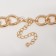 Piece "chain" Cross, Renaissance, Color Gold, 46 cm