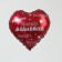 Foil ball 18 "Enjoy the moment", heart