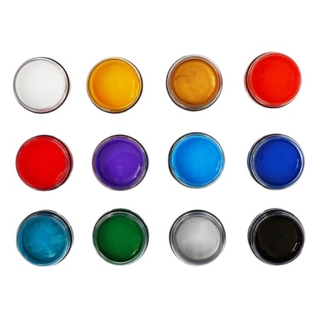 Fabric paint, set of 12 colors x 40 ml, gamut "Hobbies", acrylic-3