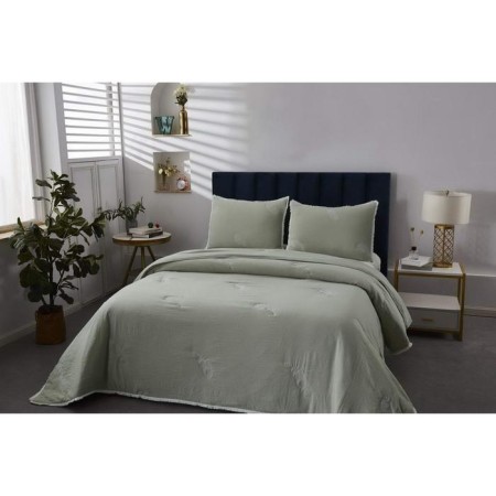 A set with a bedspread "Naomi", size 230x250 cm, 50x70 cm - 2 pcs, beige color-7