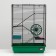 The cage for rodents "Pigzon" No. 5, with 3 floors, equipped, 41 x 30 x 58 cm, green mix