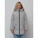 Women's winter jacket, size 42, light gray color