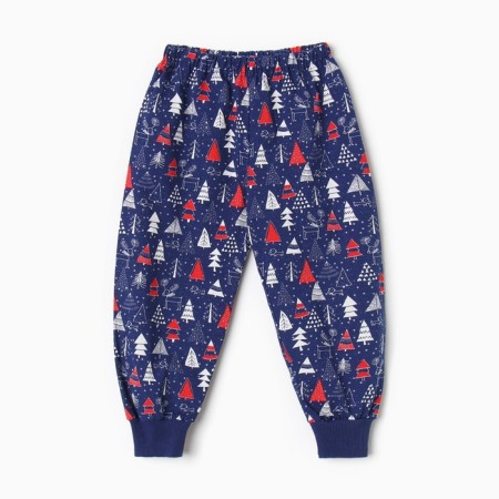 Pajamas for the boy, the color is light beige/blue, height 128 cm-5