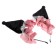 Carnival rim "cat" with glasses, pink color, anime