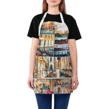 Apron kitchen with a photo print 