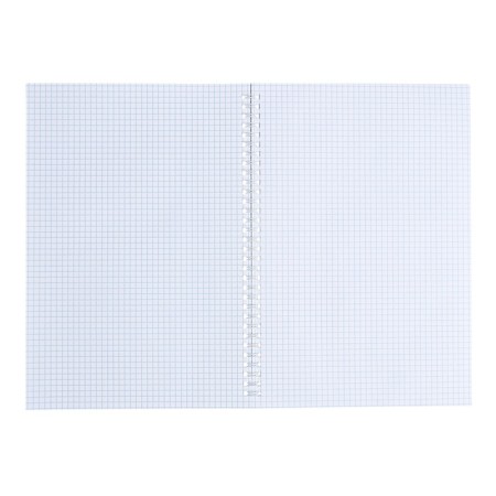 A4 notebook, 60 sheets in a cage on the crest "sky", cover coated cardboard, matte lamination, block 60g/m2-1