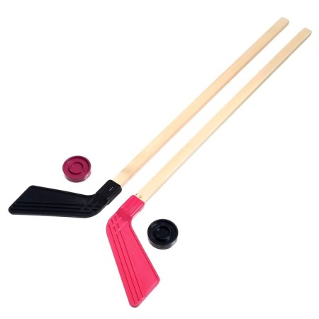 Set 2 hockey clubs 80 cm, 2 washers-2