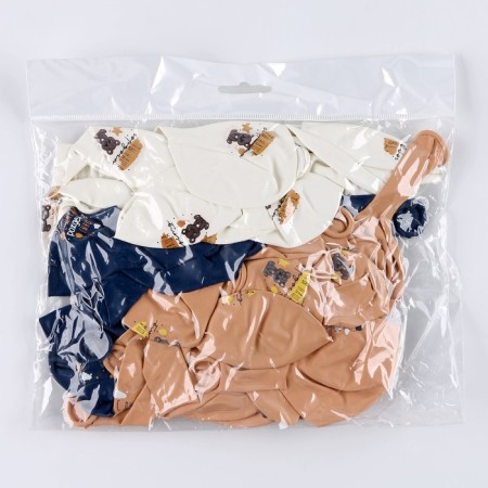 Shar Latex 12 "Happy Birthday, Son", Bear, set of 50 pcs.-1