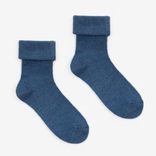 Women's socks, indigo color, size 25
