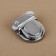 Bag's fastener, 4.3 × 3.8 cm, silver color