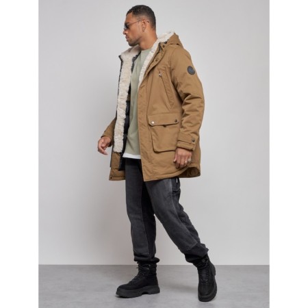 Winter male park, size 56, mustard color-2