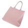 Bag women, genuine leather, pink 31x8x33 cm