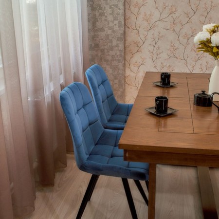 Dining stool Polini Home Verona SM, Blue-Cherine Color-10