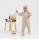 Knitted Knitted Children's Minaku, beige color, height 68-74 cm