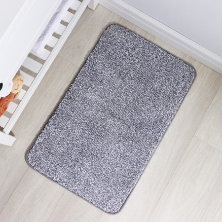 House rug of Dolyana "Nina", 50 × 80 cm, short pile, gray color-5