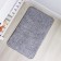 House rug of Dolyana "Nina", 50 × 80 cm, short pile, gray color