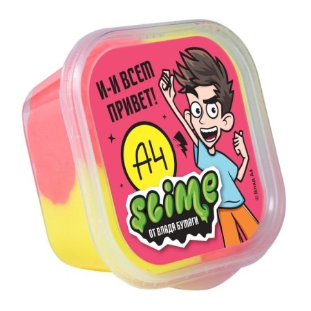 Two-color slime show-box "Vlad A4", Slime: 3 types, set of 12 pcs.-3