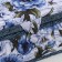 Casket for needlework "White-blue peonies" 20x20x11 cm