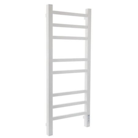 Electric towel Grois ALEX, 300x800 mm, 8 crossbars, lower, white-1