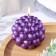 Figure candle "Babble" Round, 5.5x5.5 cm, purple, in the box