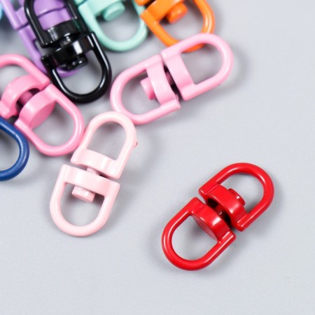 The base for the key fabric connecting element "Color" set 10 pcs mix 0.4x0.9x1.9 cm-1
