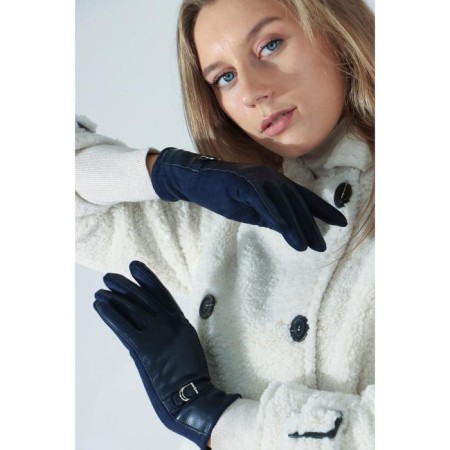 Gloves are female, dimensionless, without insulation, blue color-1
