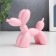 Souvenir Polystone "Air Ball - Dog" Direct pink 8x10x4 cm