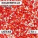 Confectionery sprinkling with the soft center "Bead": orange, red, silver, 50 g