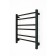 Electric towel Grois Nex GR-111, 500x600 mm, 6 crossbars, lower, black