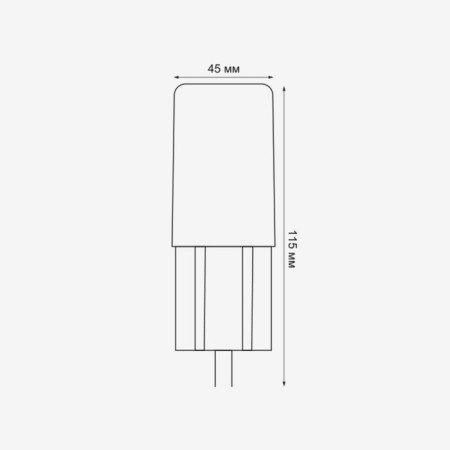 Landscape Lamp Novotech. Nokta, 3W, LED, 115x45x45 mm, white color-1