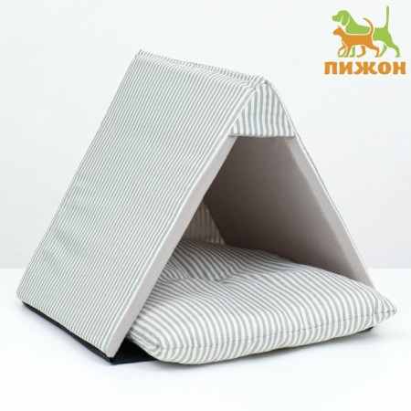 Animal house, folding, 40 x 35 x 39 cm, gray