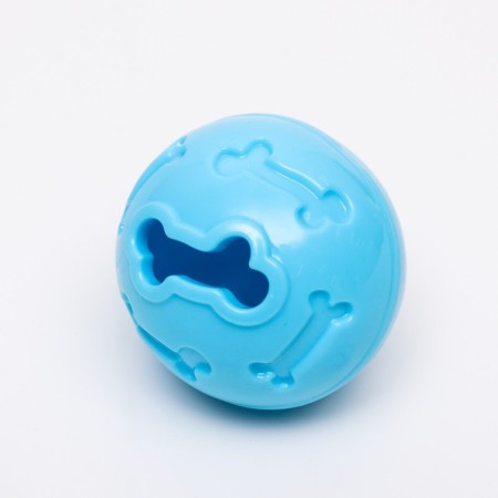 Ball under the treats thickened TPR, 7 cm, blue-1