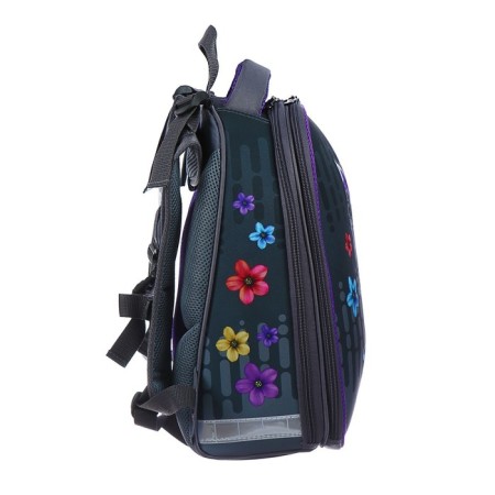 School backpack 38 x 30 x 16 cm, ergonomic back, stavia "cat", multicolor/gray-4