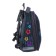 School backpack 38 x 30 x 16 cm, ergonomic back, stavia "cat", multicolor/gray