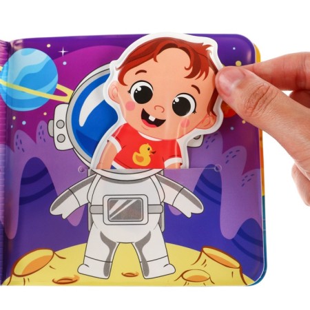 Book - a toy for the bath "My dreams", with a figure, Kroshka I-10