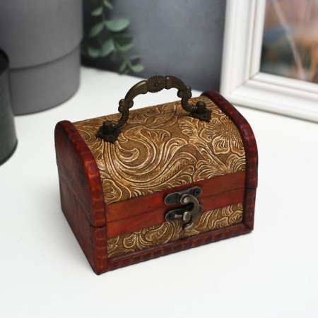 Casket chest "Fluffy branches" mix 8.5x12x8.8 cm-1