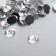 Decor for creativity plastic "Rhinestones Round. Transparent" (set of 200 pcs) 0.5x0.5 cm