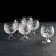A set of crystal glasses for cognac "Mill", 200 ml, 6 pcs