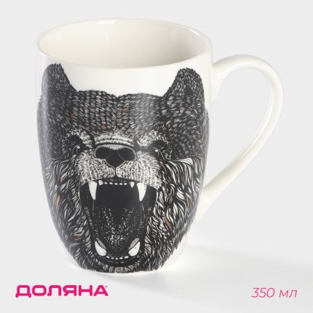 Porcelain share mug "Bear", 350 ml