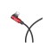 Baseus cable, MVP Elbow Type, Lightning - USB, 2 A, 1 m, corner, red