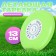Flying saucer "Small" green, 13 cm