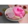 Form for ice cream Daulay "watermelon lobe", silicone, 14 × 7.5 × 2.5 cm, pink color