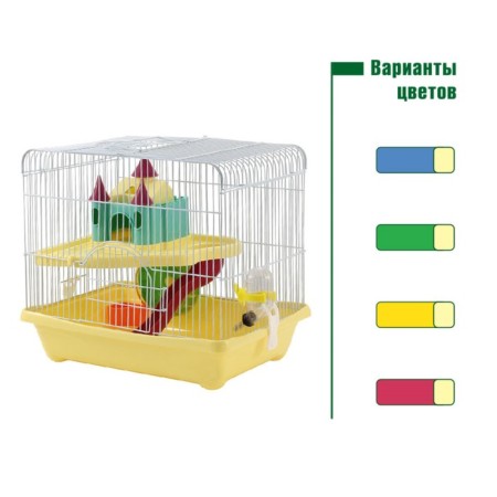 Triol N YD-301 cell for small animals, Mix flowers, 35*26*31 cm