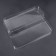 Organizer for storage, 2 sections, 26.5 × 20.5 × 6.6 cm, the color is transparent
