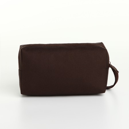Lightning cosmetic bag, brown color-1