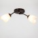 Onyx chandelier 2x15W E27 15W brown 50x15x15cm Bayerlux
